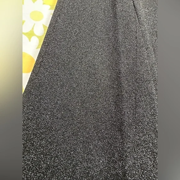 Vintage 70’s Black Shimmer Maxi Skirt - Picture 10 of 12
